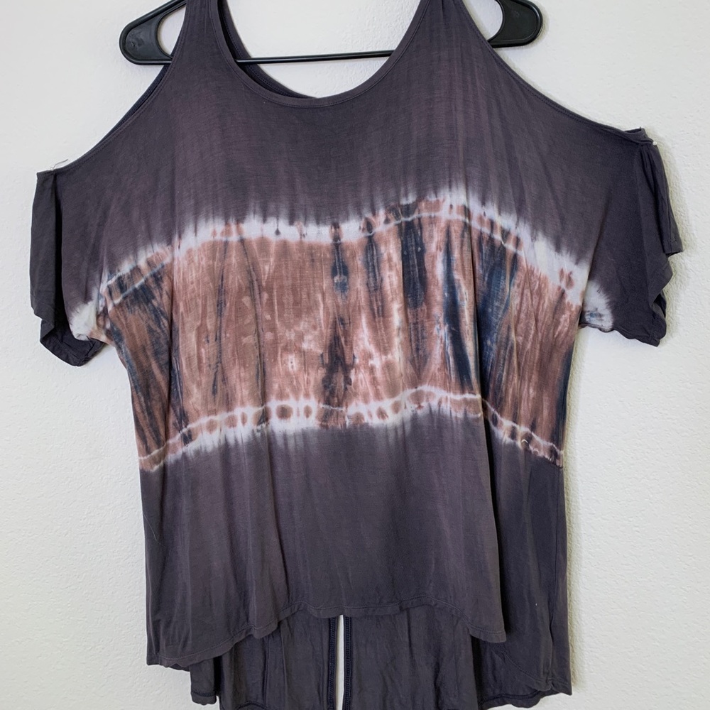 American eagle tie dye top off the shoulder